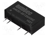 Converter: DC/DC; 2W; Uin: 4.5÷5.5V; Uout: 12VDC; Iout: 167mA; SIP7 AIMTEC