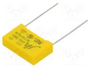 Capacitor: polypropylene; X2; 47nF; 18x16x10mm; THT; ±10%; 15mm Jb Capacitors