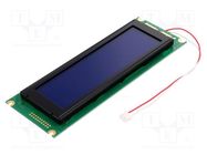 Display: LCD; graphical; 240x64; STN Negative; blue; 180x65x12.3mm RAYSTAR OPTRONICS