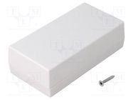 Enclosure: multipurpose; X: 55mm; Y: 106mm; Z: 31.7mm; polystyrene KRADEX