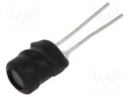 Inductor: wire; THT; 1uH; 5A; 10.18mΩ; ±20%; Ø7.5x9.5mm; vertical FERROCORE