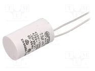 Capacitor: polypropylene; motors, run; 7.5uF; 425VAC; Ø32x55mm DUCATI ENERGIA