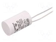Capacitor: polypropylene; motors, run; 7.5uF; 425VAC; Ø32x55mm DUCATI ENERGIA