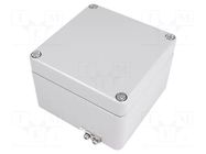 Enclosure: multipurpose; X: 120mm; Y: 122mm; Z: 81mm; ATEX; aluminium RAYCHEM RPG