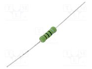 Resistor: wire-wound; ceramic; THT; 100Ω; 1W; ±10%; Ø5.5x16.5mm OHMITE