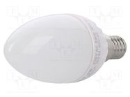 LED lamp; warm white; E14; 230VAC; 320lm; P: 4W; 220°; 2700K Goobay