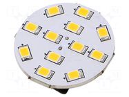 LED lamp; white warm; G4; 12VDC; 12VAC; 170lm; P: 2W; 140°; 2800K GOOBAY