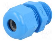 Cable gland; M16; 1.5; IP68; polyamide; blue; UL94V-0; HSK-K HUMMEL