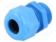 Cable gland; M20; 1.5; IP68; polyamide; blue; UL94V-0; HSK-K HUMMEL