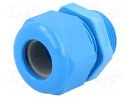 Cable gland; M25; 1.5; IP68; polyamide; blue; UL94V-0; HSK-K HUMMEL