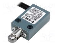 Limit switch; pusher with parallel roller; NO + NC; 10A; cables PIZZATO ELETTRICA
