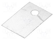 Heat transfer pad: mica; TO220; 0.4K/W; L: 18mm; W: 12mm; Thk: 0.05mm FISCHER ELEKTRONIK