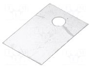 Heat transfer pad: mica; TO220; 0.4K/W; L: 18mm; W: 12mm; Thk: 0.05mm FISCHER ELEKTRONIK