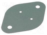 Heat transfer pad: silicone; TO3; 0.45K/W; L: 42mm; W: 29mm; UL94V-0 