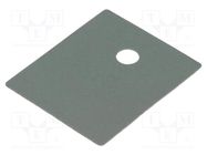 Heat transfer pad: silicone; TOP3/1; 0.45K/W; L: 20.5mm; W: 17.5mm 