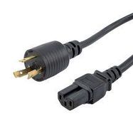 CORD, NEMA L6-20P TO IEC C15, 3FT, 15A