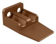 WEDGELOCK, BROWN, THERMOPLASTIC, 2POS