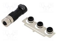 Connector: M12; plug; PIN: 5; female; A code-DeviceNet / CANopen HARTING