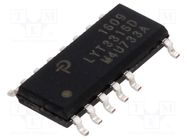 IC: PMIC; AC/DC switcher,LED driver; 85÷265V; Ubr: 650V; SO16B POWER INTEGRATIONS