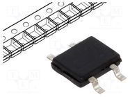 Bridge rectifier: single-phase; 1kV; If: 0.8A; Ifsm: 40A; SMT DIOTEC SEMICONDUCTOR