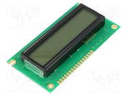 Display: LCD; alphanumeric; FSTN Positive; 16x2; gray; LED; PIN: 16 RAYSTAR OPTRONICS