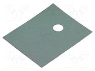 Heat transfer pad: silicone; TO247; 0.45K/W; L: 21mm; W: 17mm; 6.5kV 