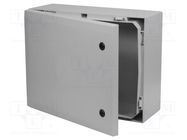 Enclosure: wall mounting; X: 400mm; Y: 500mm; Z: 210mm; ARCA; grey FIBOX