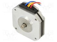 Motor: stepper; 3.5VDC; Shaft: smooth; max.84.7mNm; 1A POLOLU