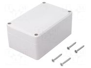 Enclosure: multipurpose; X: 78mm; Y: 118mm; Z: 54mm; polystyrene KRADEX