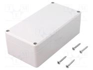 Enclosure: multipurpose; X: 82mm; Y: 158mm; Z: 55mm; polystyrene KRADEX