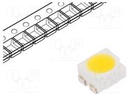 LED; SMD; 3528,PLCC4; white warm; 2000mcd; 120°; 50mA; 3÷3.8VDC OPTOSUPPLY