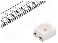 LED; SMD; 3528,PLCC4; yellow; 2800mcd; 3.5x2.8x1.9mm; 120°; 2÷2.6V OPTOSUPPLY