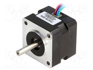 Motor: stepper; 10VDC; Shaft: D spring; max.98.8mNm; 500mA POLOLU