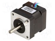 Motor: stepper; 2.7VDC; Shaft: D spring; max.141mNm; 1A POLOLU