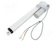 Motor: linear actuator; 12VDC; 10A; 20: 1; Ioper: 500mA; 203.2mm POLOLU