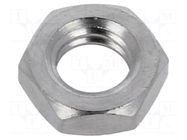Nut; M6; brass; 10mm; Thread: metric; Pitch: 1; Plating: nickel LAPP