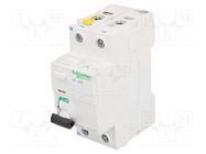 RCD breaker; Inom: 16A; Ires: 10mA; Poles: 2; 400VAC; IP20; 1÷25mm2 SCHNEIDER ELECTRIC