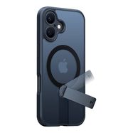 Torras Pstand Spin Case for iPhone 16 (Black), Torras