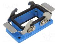 Enclosure for connectors: HDC; size 10B; for panel mounting HARTING