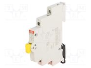 Module: pushbutton switch; 250VAC; 16A; for DIN rail mounting ABB