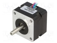 Motor: stepper; 7.4VDC; Shaft: D spring; max.63.5mNm; 280mA POLOLU