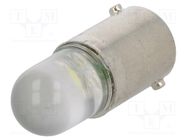 LED lamp; white; BA9S; 12VDC; 12VAC POLAM-ELTA