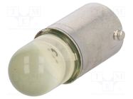 LED lamp; yellow; BA9S; 220VDC POLAM-ELTA