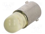 LED lamp; yellow; BA9S; 230VAC POLAM-ELTA