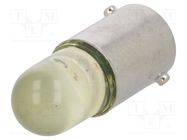 LED lamp; yellow; BA9S; 24VDC; 24VAC POLAM-ELTA