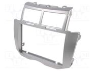 Radio frame; Toyota; 2 DIN; silver PER.PIC.