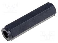 Screwed spacer sleeve; polyamide; M3; 30mm ESSENTRA