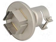 Nozzle: hot air; BQFP100; 22.4x22.4mm; H-BQ23 THERMALTRONICS