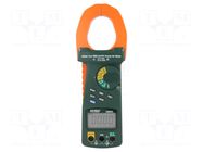 Meter: multifunction; digital,pincers type; Øcable: 50mm; LCD EXTECH