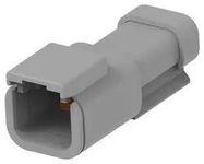 AUTOMOTIVE RCPT HOUSING, 2POS, 7.5A, GRY